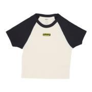 Obey Stevie Cropped Tee Oblekt Kortärmad Beige, Dam