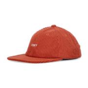 Obey Velvet Flat Visor Cap Bold Cord Brown, Herr