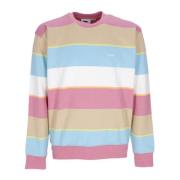 Obey Vintage Randig Sweatshirt Multicolor, Herr