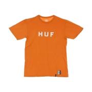 HUF Rust Herr Logo T-shirt Orange, Herr