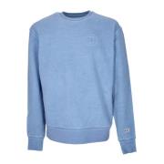 HUF Blå Faded Crewneck Sweatshirt Blue, Herr