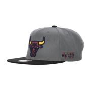 Mitchell & Ness Chicago Bulls Snapback Keps Grå/Svart Gray, Herr