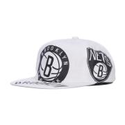 Mitchell & Ness NBA Flat Skärm Keps Brooklyn Nets White, Herr