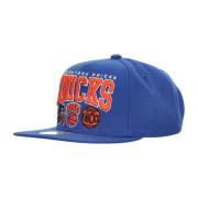 Mitchell & Ness NBA Champ Stack Flat Skärm Keps Blue, Herr