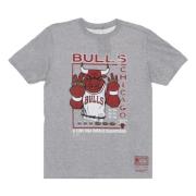 Mitchell & Ness Chicago Bulls 6x Champs Tee Gray, Herr