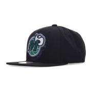 Mitchell & Ness NBA Big Face Flat Visor Cap Black, Herr