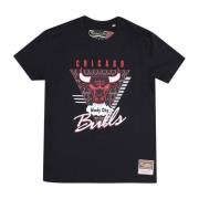 Mitchell & Ness Chicago Bulls Tee Hardwood Classics T-Shirt Black, Her...