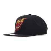 Mitchell & Ness Miami Heat Platt Skärm Keps Svart Black, Herr