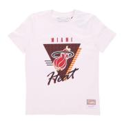 Mitchell & Ness Miami Heat NBA Tee Hardwood Classics Beige, Herr