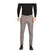 Mason's Milano Style Chino Byxor Bomull Stretch Gray, Herr