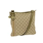 Gucci Vintage Pre-owned Canvas gucci-vskor Beige, Dam