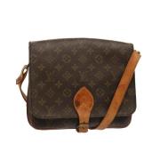 Louis Vuitton Vintage Pre-owned Canvas louis-vuitton-vskor Brown, Dam