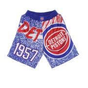 Mitchell & Ness Detroit Pistons Basketboll Shorts Sublimerad Mesh Mult...