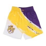 Mitchell & Ness LSU Tigers Basketboll Shorts Sublimerad Mesh Multicolo...