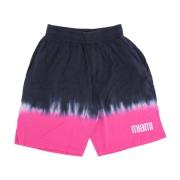 Mitchell & Ness Miami Heat Tie Dye Basketball Shorts Blue, Herr