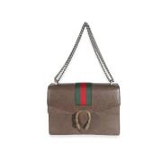 Gucci Vintage Pre-owned Bomull gucci-vskor Brown, Dam