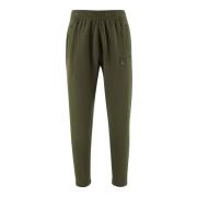 Maison Kitsuné Bomull Joggers med Fox Patch Green, Herr