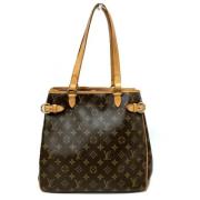 Louis Vuitton Vintage Pre-owned Canvas axelremsvskor Brown, Dam