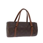 Louis Vuitton Vintage Pre-owned Canvas handvskor Brown, Dam