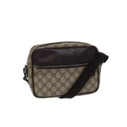 Gucci Vintage Pre-owned Canvas gucci-vskor Beige, Dam