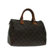 Louis Vuitton Vintage Pre-owned Canvas handvskor Brown, Dam