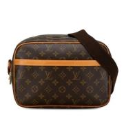 Louis Vuitton Vintage Pre-owned Plast axelremsvskor Brown, Dam