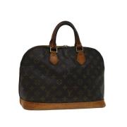 Louis Vuitton Vintage Pre-owned Canvas handvskor Brown, Dam