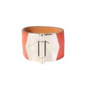 Hermès Vintage Pre-owned Tyg armband Gray, Dam