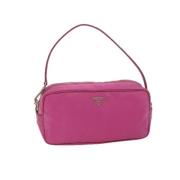 Prada Vintage Pre-owned Nylon prada-vskor Pink, Dam