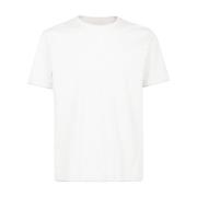 Eleventy Bomull Jersey Crew Neck T-shirt White, Herr