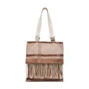 Liu Jo Beige Shopper Väska Elegant Design Beige, Dam