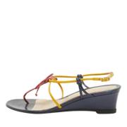 Fendi Vintage Pre-owned Laeder sandaler Multicolor, Dam