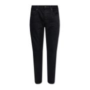 Saint Laurent Tapered leg jeans Black, Herr