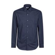 Calvin Klein Midnight Blue Slim Fit Skjorta Blue, Herr