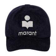 Isabel Marant Midnight Blue Corduroy Cap Blue, Unisex