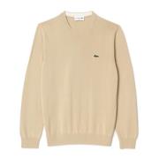 Lacoste Essentiell Bomullströja Beige, Herr