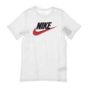 Nike Icon Futura Vit/Svart/Röd T-shirt White, Herr