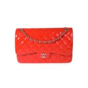 Chanel Vintage Pre-owned Laeder chanel-vskor Red, Dam