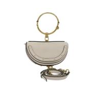 Chloé Pre-owned Pre-owned Laeder axelremsvskor Beige, Dam