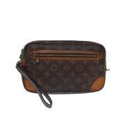 Louis Vuitton Vintage Pre-owned Canvas louis-vuitton-vskor Brown, Dam