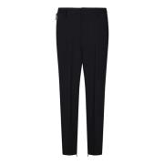 Dsquared2 Svarta Skinny Techno Byxor Aw24 Black, Herr