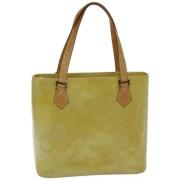 Louis Vuitton Vintage Pre-owned Laeder handvskor Beige, Dam