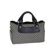 Celine Vintage Pre-owned Canvas handvskor Gray, Dam