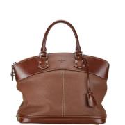 Louis Vuitton Vintage Pre-owned Laeder handvskor Brown, Dam