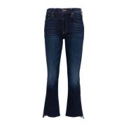 Mother Blå Bootcut Denim Jeans Blue, Dam