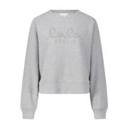 Lala Berlin Logo Oversize Sweatshirt Ijora Gray, Dam