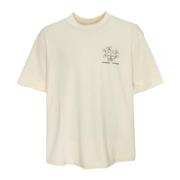 Samsøe Samsøe Sapoetry Kortärmad T-shirt Beige, Herr