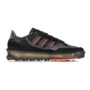 Adidas Svart Sneaker med Gröna Accenter Black, Herr