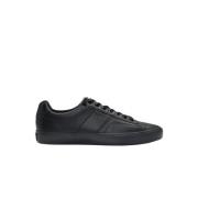 Hugo Boss Svarta Lädersneakers - Aiden Black, Herr