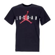 Jordan Air Wordmark T-shirt Svart/Vit/Röd Black, Herr